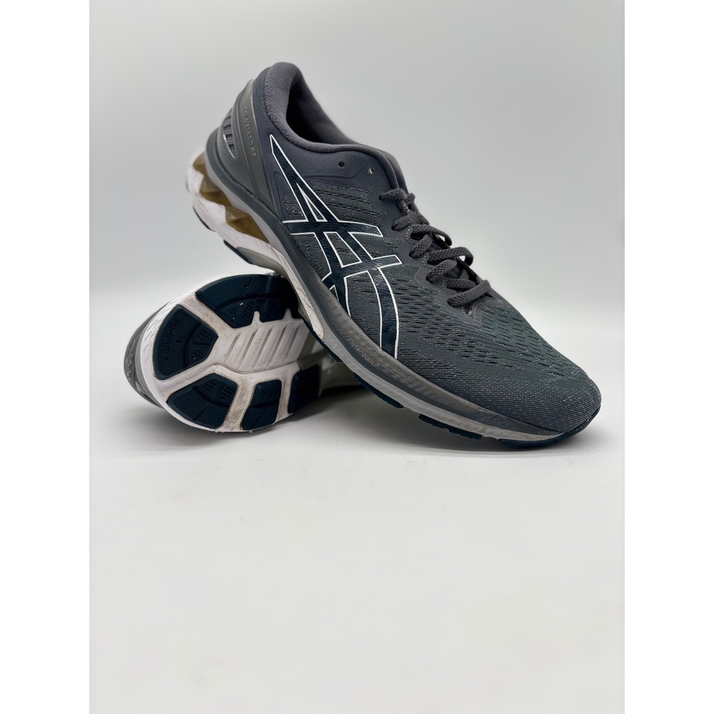 Asics Gel-Kayano 27 Mens Running Shoes Carrier Grey Black 1011A767 Size 12